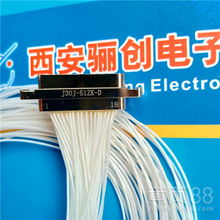 【骊创一级代理精品矩形连接器j30j-51zk-a(9.6)航空插座51芯接插件】-